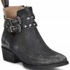 Corral Women's Studded Harness Booties - Round Toe Black -Corral Boots Shop 2000371816 001 P1