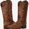 Corral Women's Embroidered Western Boots - Square Toe Honey -Corral Boots Shop 2000372649 271 P1