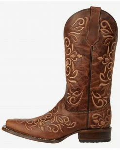 Corral Women's Embroidered Western Boots - Square Toe Honey -Corral Boots Shop 2000372649 271 P3