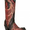 Corral Women's LD Western Boots - Snip Toe Black/red -Corral Boots Shop 2000383727 910 P1