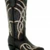 Corral Women's Glitter Overlay Western Boots - Pointed Toe Black -Corral Boots Shop 2000383751 001 P1