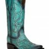 Corral Women's LD Western Boots - Square Toe Turquoise -Corral Boots Shop 2000383774 440 P1